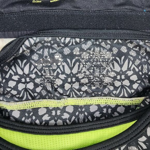 Excursion Sports Bra Set of 2 Size Large Black - Picture 8 of 9